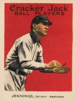 1915 Cracker Jack #77 Hughie Jennings Baseball Card