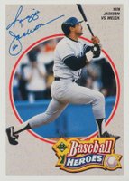 1990 Upper Deck Heroes Reggie Jackson #4 1978 Jackson vs. Welch Baseball Card