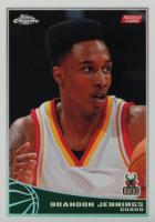 2009 Topps Chrome #102 Brandon Jennings Refractor Basketball Card