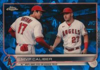 2022 Topps Chrome Update Sapphire Edition #115 MVP Caliber Baseball Card