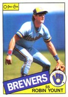 1985 O-Pee-Chee #340 Robin Yount Baseball Card