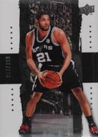 2009 Upper Deck Exquisite Collection #6 Tim Duncan Basketball Card
