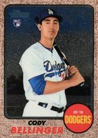 2017 Topps Heritage  #678 Cody Bellinger Chrome Baseball Card