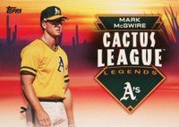 2019 Topps Cactus League Legends #CLL16 Mark McGwire Baseball Card
