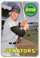 1969 Topps #461y Mike Epstein Yellow Letters Baseball Card