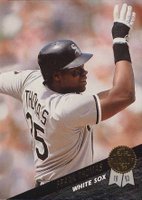 1993 Leaf #195 Frank Thomas Baseball Card