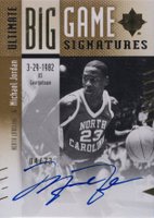 2010 Upper Deck Ultimate Collection Big Game Signature #BG-MJ Michael Jordan Gold Basketball Card