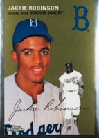 2023 Topps Chrome Platinum Anniversary #426 Jackie Robinson Image Variation Baseball Card