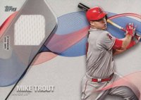 2017 Topps Major League Material Relics #MT Mike Trout Baseball Card