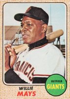 1968 O-Pee-Chee #50 Willie Mays Baseball Card