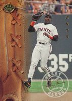 1995 Leaf Great Gloves #3 Barry Bonds Baseball Card