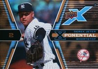 2008 Upper Deck X Xponential 3 #DJ Derek Jeter Sample Baseball Card