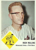 1963 Fleer #24 Rich Rollins Baseball Card
