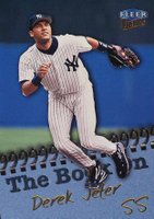 1999 Ultra The Book On #19 Derek Jeter Baseball Card