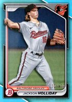 2024 Bowman Paper Prospects #BP47 Jackson Holliday Sky Blue Baseball Card