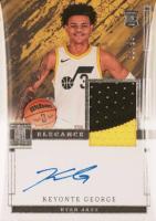 2023 Panini Impeccable #107 Keyonte George Jersey Autograph Basketball Card