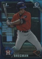 2016 Bowman Prospects #BCP4 Alex Bregman Chrome-Blue Refractor Baseball Card