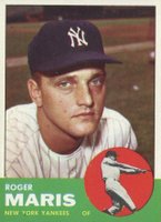 1963 Topps #120 Roger Maris Baseball Card