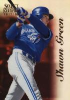 1996 Select Certified #44 Shawn Green Mirror Red Baseball Card