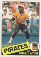 1985 Topps Mini #615 Marvell Wynne Baseball Card