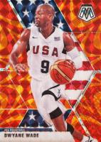 2019 Panini Mosaic #259 Dwyane Wade Reactive Orange Basketball Card