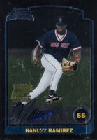 2003 Bowman Chrome #334 Hanley Ramirez Autograph Baseball Card
