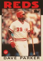 1986 Topps Tiffany #595 Dave Parker Baseball Card