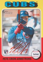 2024 Topps Heritage Real One Autographs #ROAPC Pete Crow-Armstrong Red Ink Baseball Card