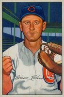 1952 Bowman #88 Bruce Edwards Baseball Card