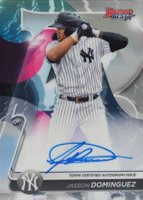 2020 Bowman's Best Best of 2020 Autographs #B20JD Jasson Dominguez Refractor Baseball Card