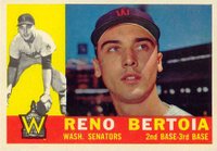 1960 Topps #297 Reno Bertoia Baseball Card