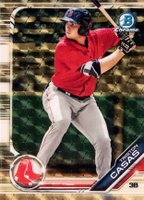 2019 Bowman Draft #BDC87 Triston Casas Chrome-Superfractor 1/1 Baseball Card