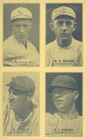 1929 Exhibits Four-on-one #17 Critz/Kelly/Picinich/Walker Baseball Card
