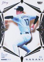 2023 BBM Glory #G14 Roki Sasaki Gold Foil Baseball Card
