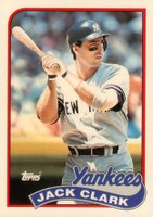 1989 Topps Tiffany #410 Jack Clark Baseball Card