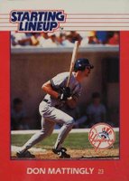1988 Kenner Starting Lineup # Don Mattingly Baseball Card