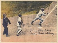 1936 R312 # Jimmie Foxx/Luke Sewell Baseball Card