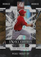 2009 Donruss Elite Extra Edition #57 Mike Trout Status Gold Baseball Card
