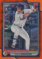 2024 Bowman Draft #BD1 Travis Bazzana Orange Baseball Card