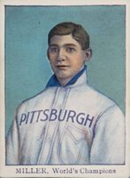 1910 Tip Top Bread # Dots Miller Baseball Card