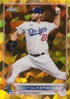 2022 Topps Chrome Sapphire Edition #41 Clayton Kershaw Gold Baseball Card