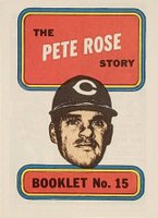 1970 Topps Story Booklet #15 Pete Rose Baseball Card
