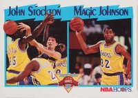 1991 Hoops #312 Assists Leaders Basketball Card