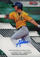 2017 Bowman's Best Best of 2017 Autograph #B17AUB Austin Beck Baseball Card