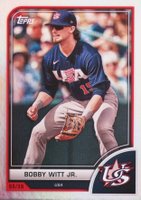 2023 Topps World Baseball Classic #18 Bobby Witt Jr. Baseball Card