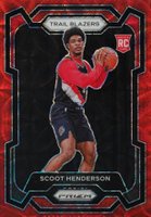 2023 Panini Prizm #141 Scoot Henderson Red Choice Basketball Card