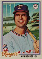 1978 Topps #612 Ken Henderson Baseball Card