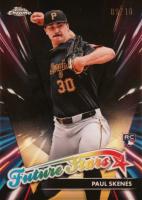 2024 Topps Chrome Update Future Stars #FSU17 Paul Skenes Black Refractor Baseball Card