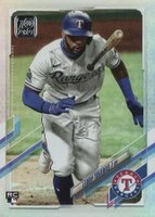 2021 Topps #264 Leody Taveras Rainbow Foil Baseball Card