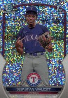 2023 Bowman Chrome Prospects #BCP189 Sebastian Walcott Speckle Refractor Baseball Card